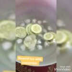 Thivya Naidu Instagram - As I’ve promised ! Here ..one of the tips I would love to share ..something that I practice every morning once I’m up ... My kinda ice facial Benefits - natural glowing skin -constricts the pores -reduces appearance of wrinkles -perfect for dark circles / eye bags -reduces pimples and acne - reduces oiliness on skin Try it ❤️you will love it ! Remember to be discipline to do it every morning ❤️ Ingredients:- Cucumbers A bowl of ice 3 cups of water Rose water (any brand will do ) #loveyourskin #skincaretips