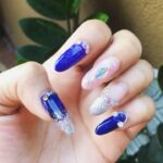 Thivya Naidu Instagram - My first gel nail extensions and im totally obsessed with this right now !!! Shoutout to @nailzouk62 !!! Highly recommended!! Professional nail tech!💓💓💓💓 Note : check out their IG page on their gel nail extension course ! Yup u can now LEARN and MASTER them yourself !!!visit @nailzouk62 for more info 💅