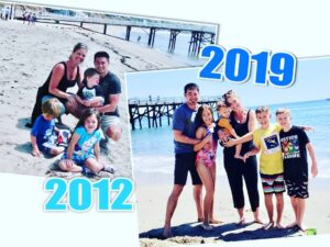 Thomas Beatie Instagram - Même plage, même famille (+1), +7 ans: plus d'amour. ⛱❤🎁 same beach, same family (+1), 7 years later: more love.