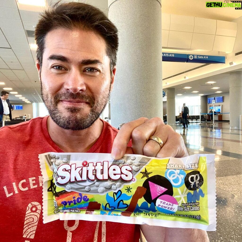 Thomas Beatie Instagram - Trans Power Skittles—we live in a different world now. Richmond International Airport (RIC)