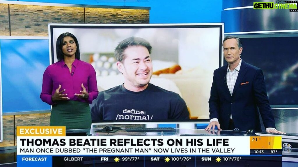 Thomas Beatie Instagram - The most down-to-Earth sit down interview to date. @YettaGibson hits it out of the park! Thank you for such a feel-good story!!! ♥️👪👏 https://www.azfamily.com/video/2022/09/23/man-once-dubbed-pregnant-man-living-quiet-life-arizona/ Phoenix, Arizona