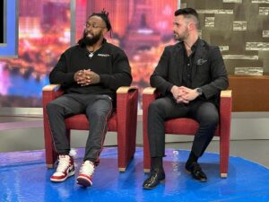 Thomas Hannifan Instagram - A big thank you to @loganreever and @8newsnow in Las Vegas for having @dashingchrisbey and I on to share what’s in store for @impactwrestling’s #NoSurrender weekend of events at @samstownlv!

#IMPACTWrestling #IMPACT #lasvegas #prowrestling #chrisbey #bulletclub #IMPACTonAXSTV

📸 @rossco814
