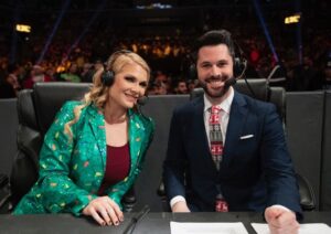 Thomas Hannifan Instagram - #tbt to getting decked out for the Christmas Day edition of @wwenxt last year with @thebethphoenix in Brooklyn. Beth wore a badass blazer and I got kicked in the head. Good times!

#happyholidays #specialeventsteam #thebiggunns