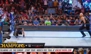 Thomas Hannifan Instagram - It’s fantastic to have basketball back, but especially hearing Mike Breen back on commentary as well! Last year I tried to pay a small tribute to the man on SmackDown at Madison Square Garden. Seemed fitting!
