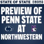 Thomas Hannifan Instagram - On this week’s episode of #STATEofSTATE, @j.king_lig and I preview No. 6 #PennState’s road matchup vs #Northwestern. Can the Nittany Lions carry the momentum of their dominant win over #Iowa and beat another #BigTen opponent before their bye week? Link in bio and story! . . @bleavnetwork @bleavsports @bluewhiteoutfitters #weare #pennstatefootball #psu #nittanylions #happyvalley #bigten #bigtenfootball #collegefootball #collegefootballplayoff #football #northwesternuniversity #northwesternfootball