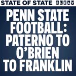 Thomas Hannifan Instagram - On today’s #STATEofSTATE, @j.king_lig and I dive into the lineage of head coaches at #PennState and the progress of the program. Link in bio! . . @bleavsports @bluewhiteoutfitters #weare #pennstatefootball #pennstateuniversity #bigten #bigtenfootball #joepaterno #billobrien #jamesfranklin #happyvalley #psu #football #collegefootball #collegefootballplayoff #nittanylions