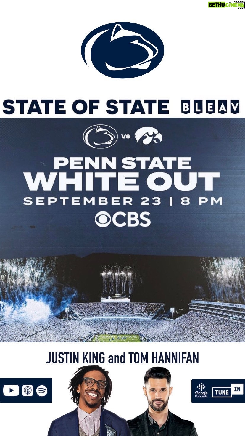 Thomas Hannifan Instagram - How do you feel about #PennState’s White Out game being played against #iowa instead of #Michigan? . . #stateofstate @j.king_lig @bleavsports @bleavnetwork @bluewhiteoutfitters @smackapparel @maestrosclassic #weare #pennstatefootball #whiteout #bigten #bigtenfootball #collegefootballplayoff #collegefootball #football #michiganfootball #iowafootball