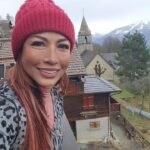 Tiara Jacquelina Instagram - The views from up here are so beautiful, even on a gray day. Sending you all lots of love from the Swiss alps ❤️ Swiss Alps