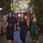 Tiara Jacquelina Instagram - Me and my girls sashaying along #KLChinatown on our way to celebrate @drjezaminelim's birthday, wooohoooooooo 💜💜💜 #girlsnightout KL CHINATOWN 茨厂街