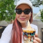 Tiara Jacquelina Instagram - Every day is a cheat day in Kuching, and I always make an exception in my diet for #AisKrimGulaApong which is absolutely YUMMYYYYY and so good for your soul. This particular @iggulaapong stall along the Waterfront always has such a long line, but I was lucky enough to beat the queue today. This is a MUST DO when you #VisitSarawak 😆 #TiaraJtravels #TiaraJinKuching #Kuching #icecreamisgoodforthesoul Kuching Waterfront