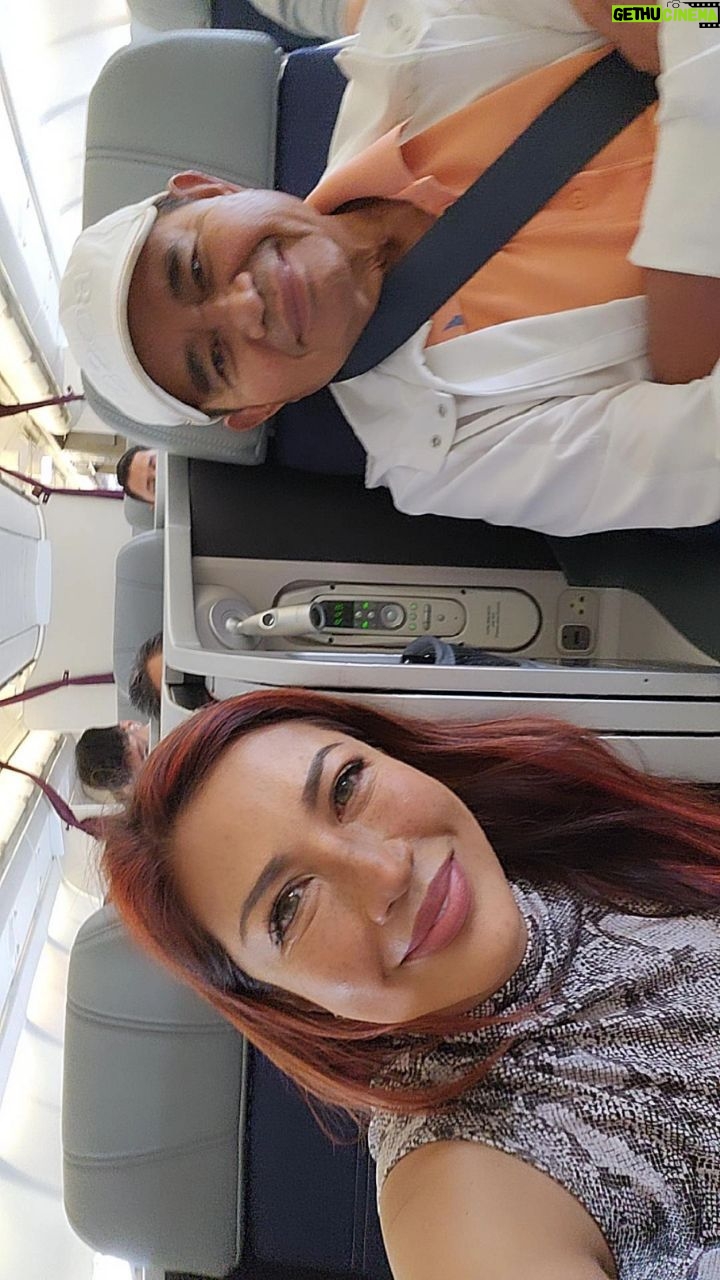Tiara Jacquelina Instagram - I've always wanted to record myself doing the inflight safety briefing WHILST on a flight, so I decided to go for it on the @malaysiaairlines A330-300 flight to Kuching today π #SatuDuaTigaJom #inflightwifi woohoooo!