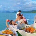 Tiara Jacquelina Instagram - We would like to thank our special guests @tiarajacquelina @harithiskander @drjezaminelim @catlai10 @zieyanlim for joining us on board #avanteyachtcharters during your recent vacation in Langkawi. We hope you had an enjoyable experience with us and we managed to fulfill your fanta-seas. See you Soon! Sincerely from the Team @avanteyachtcharters #yacht #sunsetcruise #sunsetcruiselangkawi #cuticutilangkawi #cuticutimalaysia #langkawi Langkawi Island