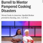 Tiffany Derry Instagram - Fam did you hear I will be cohosting Worst Cooks in America with the amazing @chefanneburrell this season!! Get ready to laugh your butts off!! Seriously I had so much fun and can’t wait for y’all to see it. For the first time, Chef Tiffany Derry joins Chef Anne Burrell to lead culinary boot camp and help pampered competitors trade in their silver spoons for spatulas in Worst Cooks in America: Spoiled Rotten. From grown men whose mothers still prepare their meals to indulged nepo babies and food delivery divas, these recruits have never had to fend for themselves – until now. This season, Anne and Tiffany take boot camp literally - with their teams running basic training drills like an army crawl, obstacle course and calisthenics. Other challenges involve a seafood-inspired game, farm-themed competition, and supermarket speedway challenge – and along the way, the most successful recruits earn “chef bucks” to buy game-changing advantages. In the end, only the most improved recruit left standing is awarded a $25,000 grand prize and bragging rights for their mentor. The seven-episode season kicks off with a two-hour premiere on Sunday, January 7 at 8|7c.