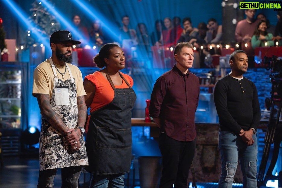 Tiffany Derry Instagram - It’s my favorite time of the year with some of my favorite people!! Premiering Tuesday, November 21st at 9/8pm - “12 Ways to Beat Bobby” The always festive @carsonkressley gifts @bobbyflay with a partridge in a pear tree this holiday season, and chefs @chefchris512 @chefjustinsutherland devise 12 ways to beat Bobby in an attempt to ruffle his feathers. Carson orchestrates a final festive surprise in round three and brings in some special guests. #BeatBobbyFlay #HolidayThrowdown @FoodNetwork