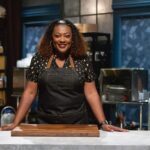 Tiffany Derry Instagram - I have to thank God for surrounding me with some of the best human beings on this earth. We are complex people and having the time to get to know each of you has made me a better person. I get to call @bobbyflay my friend and that in itself is mind blowing. I never imagined you would be so kind, loyal, loving and always honest. You are not only there for me while being on Triple Threat but also in real life. I knew @chefbrookew and @mvoltaggio before we started this journey but now I KNOW y’all. This journey is incredibly sweet because of you. I can’t believe the season finale is here. This season required me dig dip in a very different way. When you cook everyday back to back and have no control of the outcome and can still stand tall. That requires a different mindset!! This week I get to share the kitchen with my friend @honeycuttholmes who can throw down in the kitchen not to mention the biggest heart. Also joining us at the judges table is @cliff_crooks who also tells it like it is!! Tuesday, October 24th at 9/8c - “Titans vs Rashida Holmes Thank you family for the support and love❤️ #shef #cheftiffanyderry #bobbystriplethreat Hair: @jacqueline_helene @studio__1216 MUA: @jacqueline_helene