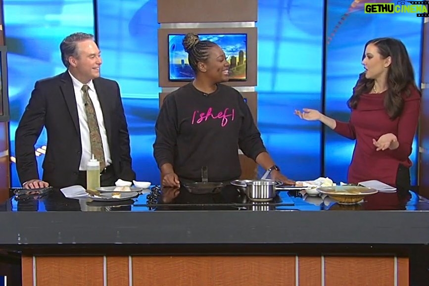 Tiffany Derry Instagram - Thank you, @fox4news for highlighting our New Years Eve tasting menu! Indulge in a specially curated dinner paired with unique cocktails and wines, including zero-proof options. Limited seating in our intimate main dining room and Sunroom. You can learn more and reserve your spot now at the link in our bio. @mastercheftd stopped by the Good Day studios to show us how to put a modern twist on the classic Surf and Turf. Watch the full video at the link on our Facebook page! Roots Southern Table