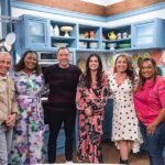 Tiffany Derry Instagram - Premiering Saturday, February 3rd at 11am- “Date Night at Home” The Kitchen has the perfect menu for a delicious date night at home! @katieleebiegel and @geoffreyzakarian kickoff happy hour with Blue Cheese Stuffed Dates and a Pink French 77 before @jeffmauro makes a special Cocoa-Chile Rubbed Salmon with Roasted Rainbow Carrot and Crispy Quinoa. Then, Geoffrey Zakarian’s Warm Zucchini Salad with Almonds is sure to impress. We reveal Food Network’s “Hot List” 2024, @stephanie.boswell and I join the Kitchen to make a White Bolognese and Carolina Reaper Chocolate Sauce and @sunnyanderson takes on dessert with her Easy Brownie BonBons. Hair @jacqueline_helene MUA: @jacqueline_helene Wardrobe @courtneyfuglein #TheKitchen @FoodNetwork #shef #cheftiffanyderry