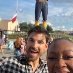 Tiffany Derry Instagram - Had a blast filming with @jaredhaibon from the bachelor for @1stlooktv at @statefairoftx a few weeks ago. Life has been crazy so just now posting but Jared i had so much fun. Also my heart was filled with joy when i saw him and the crew walk through the doors @rootssouthtable ❤️. Until next time!!!! MUA: @kelliebrandmua Hair: @studio__1216 #shef #cheftiffanyderry @nbc