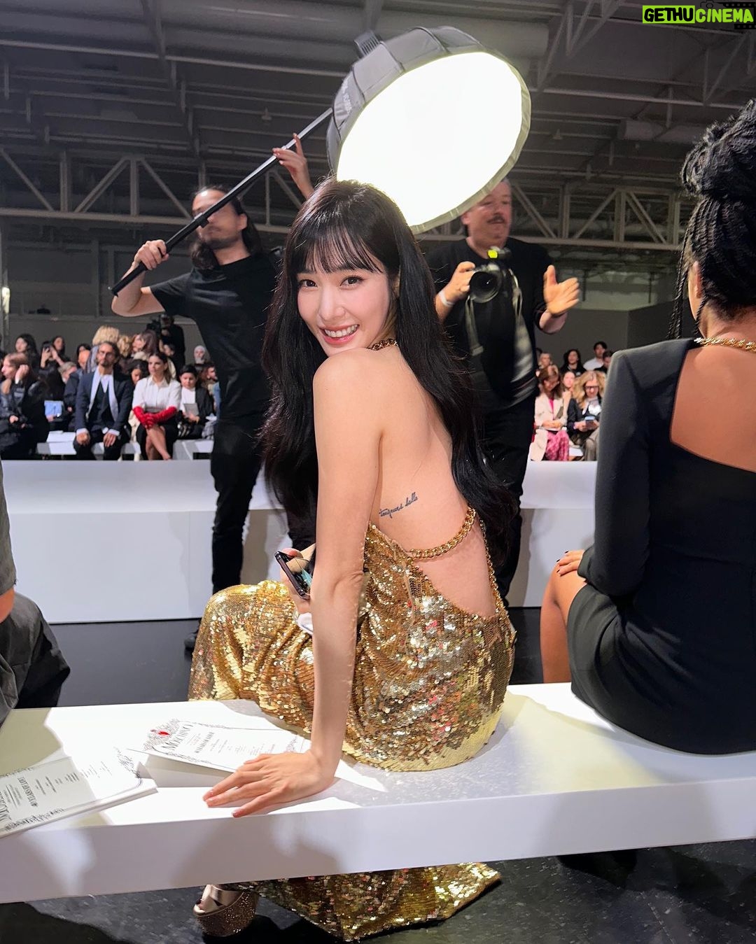 Tiffany Young Instagram - couldnt sleep bc @moschino