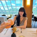 Tiffany Young Instagram - birthday lunch at the museum 🍪