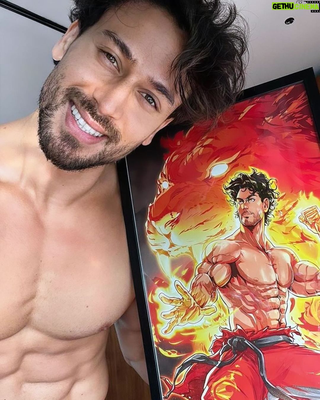 Tiger Shroff Instagram - My power levels are skyrocketing beyond 9000!! 🔥 Thank you @crunchyroll_in for turning me into a true shonen super hero! absolutely hooked on Crunchyroll’s new season lineup with One Piece, Jujutsu Kaisen S2 and Dr. Stone S3! #ad