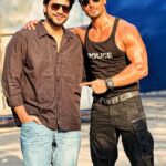 Tiger Shroff Instagram - If you guys havent seen my bro @mayyanktaandon in action in @itsrohitshetty sir’s #indianpoliceforce then go check him out..congrats on the amazing launch bro🔥❤️