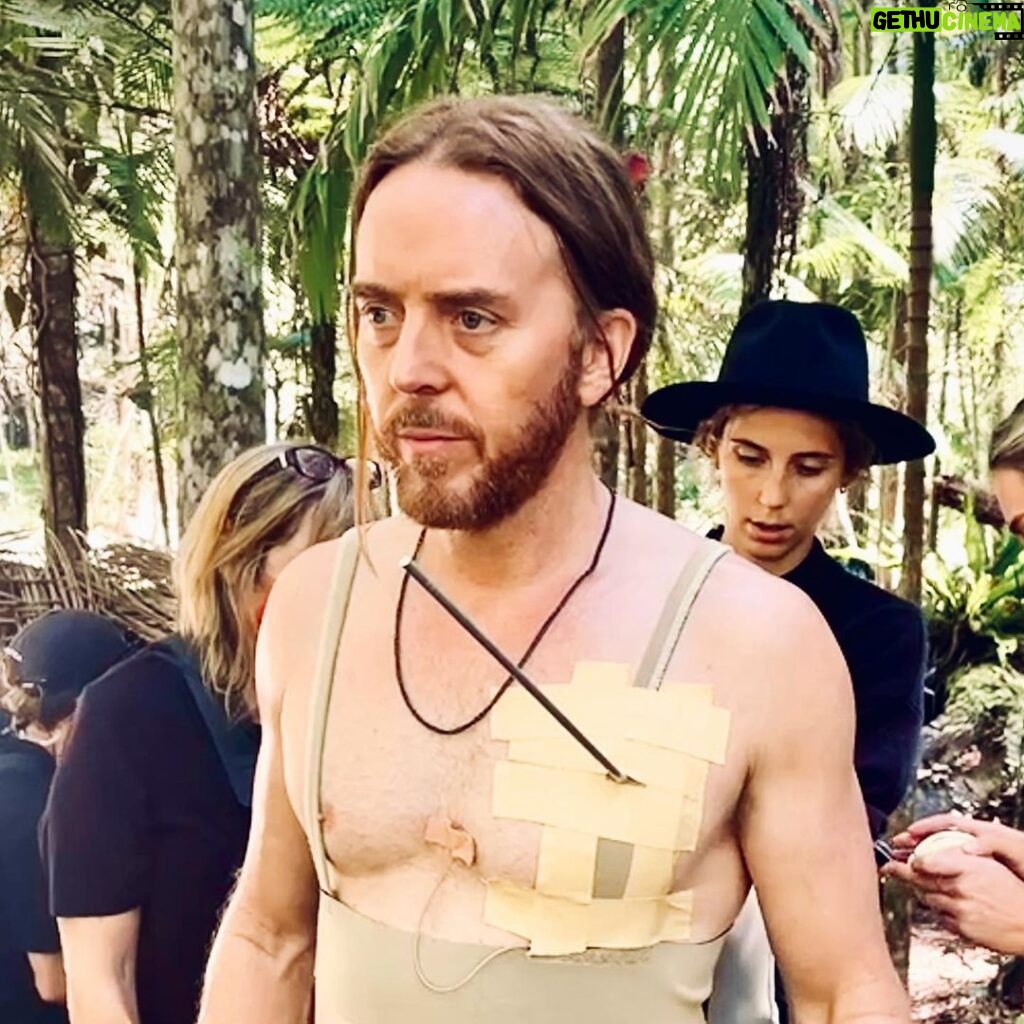 Tim Minchin Instagram - Ok, for those of you sick of me posting about Groundhog Day (ticket link in bio 😂), here’s a picture of me in a bra. (Excellent spear rig from Upright S2) #uprightseason2