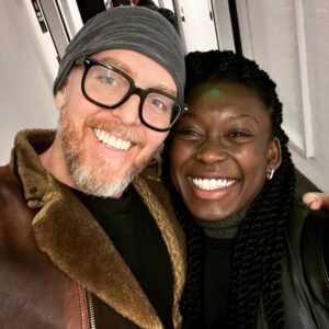 Tim Minchin Instagram - Heading home to Oz today, which means I get to see my (enormous) babies and my Sarah, and I can’t frickin wait. 

But it also means leaving our incredible Groundhog Day company, including this gem of a human, our new Rita, @tanishalspring, with whom I guarantee you will fall - like Phil, like me - hopelessly in love. 

Was really emotional this morning, watching the first full “stumble through” of the show, after six tumultuous years of waiting. It’s a wee gem of a thing, and I’m very proud of it. 

And @andy_karl’s Phil remains one of the great feats in the history of the genre. 

Seeya in a month, London Town. 

Xx 

#groundhogdaythemusical 
*there are still good tickets, but don’t leave it too late.
