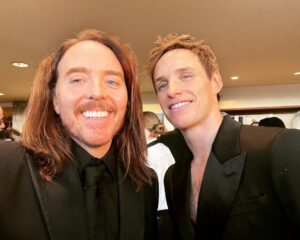 Tim Minchin Instagram - I feel like I forgot to tell you guys I met Eddie Redmayne. I thought I loved Eddie Redmayne, and then I met him, and now I’m sure.
