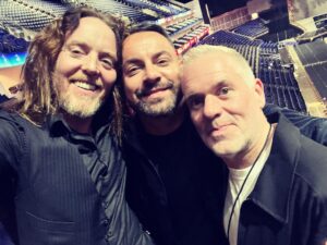 Tim Minchin Instagram - And I got to see lovely @boygeorgeofficial  for the first time in a long time. 
AND had an Easter reunion in the very Arena where @thebenforster (Jesus), @chrismoylesofficial (Herod) and I started our huge tour with Jesus Christ Superstar 11 years ago 😭! We missed you @melaniecmusic.