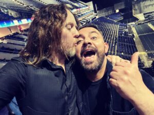 Tim Minchin Instagram - And I got to see lovely @boygeorgeofficial  for the first time in a long time. 
AND had an Easter reunion in the very Arena where @thebenforster (Jesus), @chrismoylesofficial (Herod) and I started our huge tour with Jesus Christ Superstar 11 years ago 😭! We missed you @melaniecmusic.