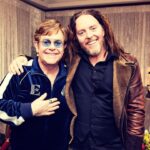 Tim Minchin Instagram - I was a long way away from @eltonjohn. But then I got (swipe) a bit closer. And then (swipe) a bit closer. 😍