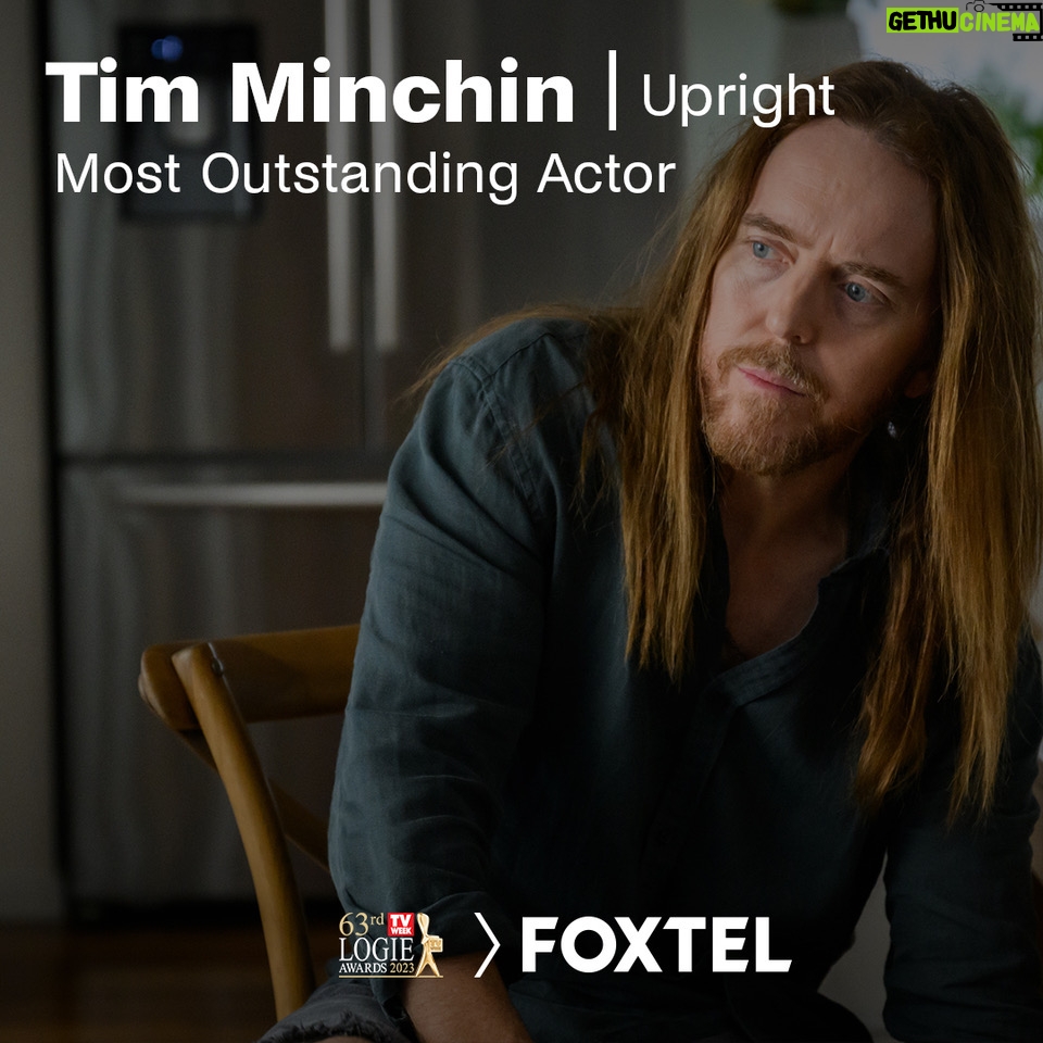 Tim Minchin Instagram - Well this is just lovely. I got nominated for a Most Outstanding Actor acting Logie (Aussie TV Award) for Upright Season 2. AND @millyalcock is up for Most Outstanding Actress! AND so many of my other mates are nominated for all their brilliant work. Joyous. #Upright #TVWeekLogies @foxtel