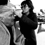 Tim Roth Instagram - Also. On the set of Twin Peaks. @davidlynch gets a trim.