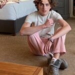 Timothée Chalamet Instagram – who’s going to watch tonight ? ☺️ Los Angeles, California