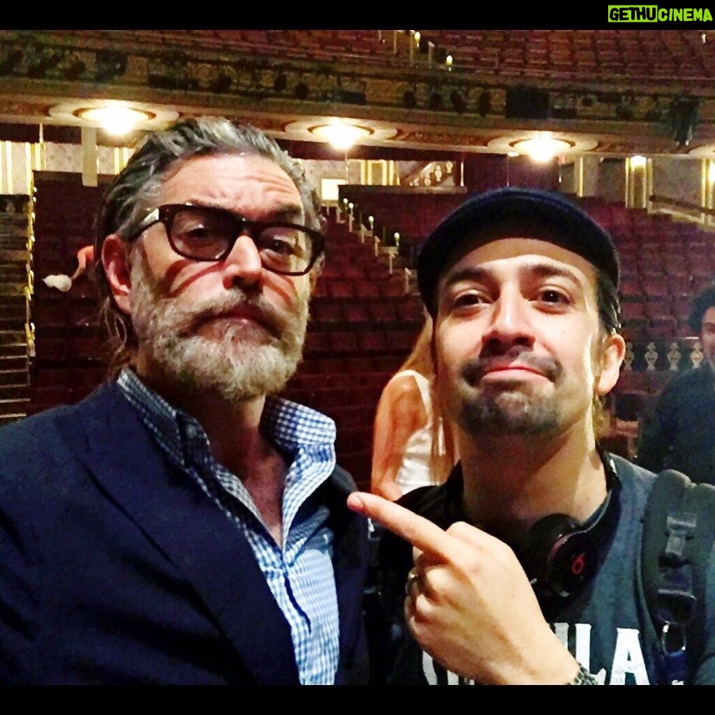 Timothy Omundson Instagram - Happiest of birthdays to National Treasure and all around great guy, @lin_manuel Don’t forget to check out tonight’s new episode of @percyseries to see his brilliant take on #Hephaestus’s🔥⚒️ ‘s fellow god, #Hermes👟🪽 Richard Rogers Theatre NYC