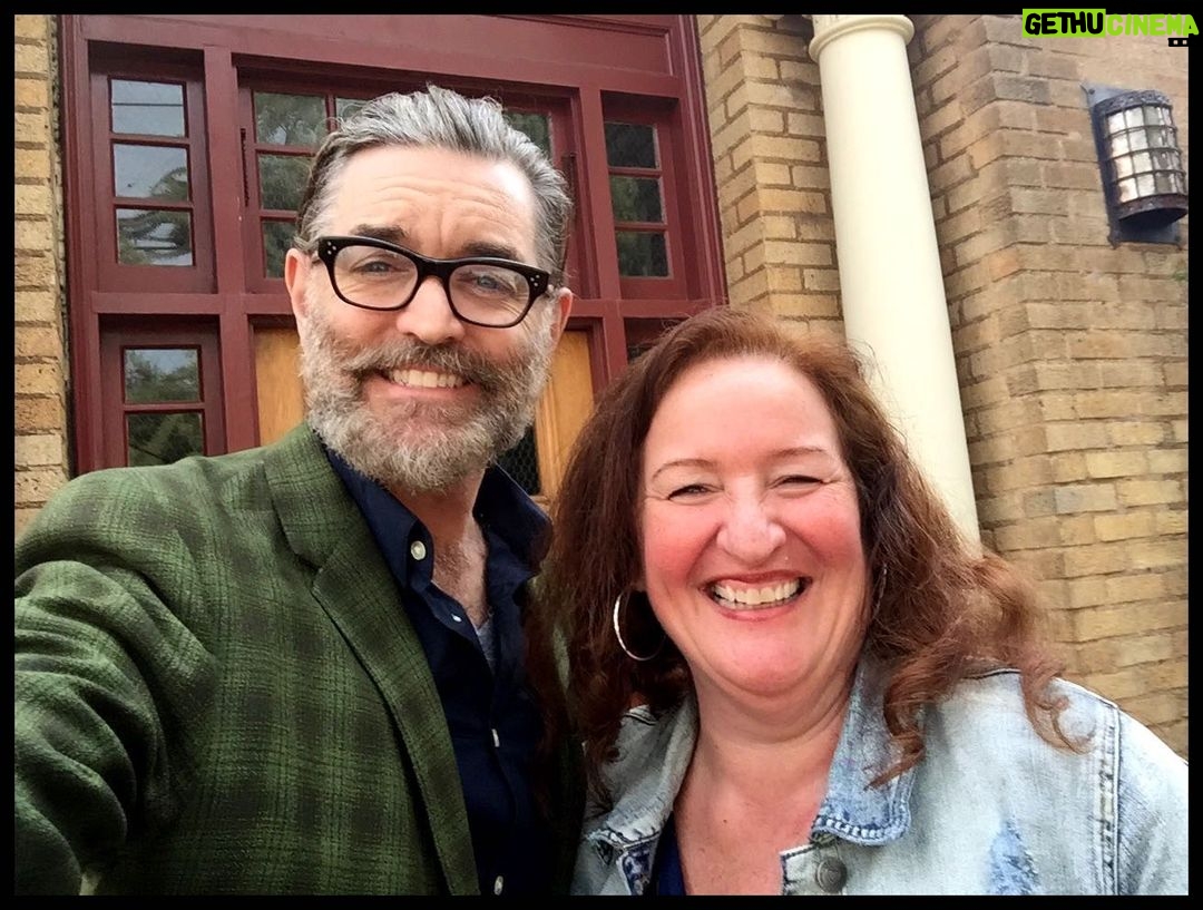 Timothy Omundson Instagram - I neglected to post yesterday ,wishing this most wonderful friend, @rustyschwim a very happy birthday. 🤦🏻♂️as you can tell from our grins, we enjoyed acting together, back when that was still a thing. And can’t wait to, again , once the AMPTP gives us a #FairContract