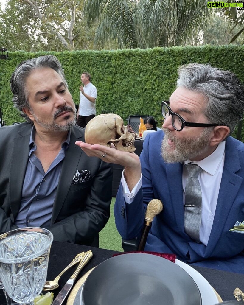 Timothy Omundson Instagram - Happiest of birthdays to my dear friend, @realmarcosanchez , he’s been the Horatio to my Hamlet for 30 years, when we hit it off drinking craft service coffee on the lift tail of a Grip truck on the Universal lot. The perfect beginning to our long Hollywood friendship ❤️ Houdini Mansion - The Houdini Estate