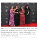 Timothy Omundson Instagram - Congratulations to our wonderful friend and next door neighbor, @jeaniebacharachburke on her SECOND Emmy win for casting, this very well deserved award for casting The Bear will be on her mantle right next to her previous win for The Marvelous Mrs. Maisel 🎉 in addition to being so damn good at her job, she’s an incredible friend and has always been the greatest champion of actors. She’s simply the best and our entire street is so proud of her 🎉 Tinseltown