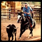 Timothy Omundson Instagram - Riding into 2024 like. #AlwaysKeepFighting , special thanks to @frankturner For providing my Recovery Anthem ❤️💪🏻 White Stallion Ranch, Tucson, AZ