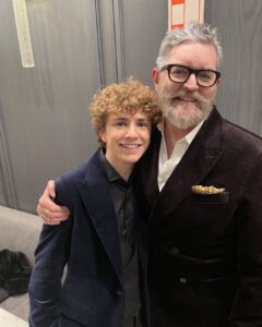 Timothy Omundson Instagram - Hanging with the Demigod, himself, @walker.scobell @percyseries #PercyJackson #DisneyPlus