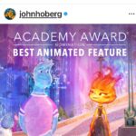 Timothy Omundson Instagram – Couldn’t be more proud of my wonderful friends, @johnhoberg & @klikkonthis , waking up to the  incredibly happy news that their film, ELEMENTAL was just nominated for an Academy Award for Best Animated Feature 🍾🍾❤️ not too shabby for a gal from the tiny town of Colby Kansas And a boy from Columbus.