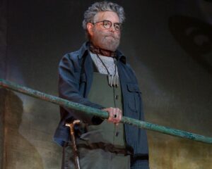 Timothy Omundson Instagram - I posted about this role the other day but have more to say,  I was honored and proud when @@rickriordan & @danshotzy  invited me to be a part of their incredible creation, @percyseries , not just because it would mean joining a  Dream List of guest stars , like legends, @lin_manuel , @ratedrcope , @meganomullally  and the late great, @thereallancereddick  Just to name a FEW, ( @jayduplass ) but also because Hephaestus 🔥⚒️, like myself and  1 in 4 Americans, are  disabled * note my Cane, hanging off my cover alls, in the lower left corner of this photo.  The incredible props department built it to the same specifications as  the one I use in real life, although mine , sadly is not made of gold🧐. There was never any question of whether I should  try and hide my disabilities , which  I can’t do anyway, They are a part of who I am and I’m beyond grateful to  Rick, Dan and #JonSteinberg  for giving me the opportunity to  play this strong, dignified and thriving character ,  as many in my community actually are, but you rarely get to  see on your screens.  #RepresentationMatters #PerformersWithDisabilities 💪🏻this show was made with so much love and is going to knock your socks off. Coming to Disney + December 20th!