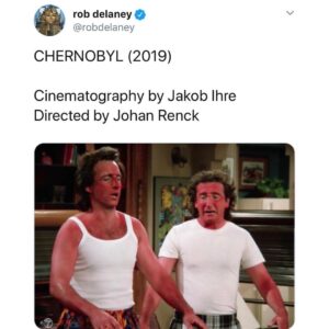 Timothy Simons Instagram - Again this is now a Chernobyl meme account and a Chernobyl meme account only.