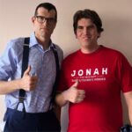 Timothy Simons Instagram - Shouts to my brother Dan Simons, who played an anti-vaxxer in tonight’s episode. That entire scene was cut down, but he had a line, and one of my favorite moments of this year was seeing him take a note and then KILL. Video village erupted. Julia, Brad, Dave, et al laughed so hard. Very proud brother over here, I’m sorry you didn’t get to see it.