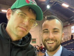 Timothy Simons Instagram - A New Year’s Eve tradition a decade old. @maineredclaws with The Us.  The first picture was from the local telecast today, which might be my proudest moment. We’ve been trying to get the lobster chomp celebration going for ten years.  Here’s hoping this is the decade it happens.