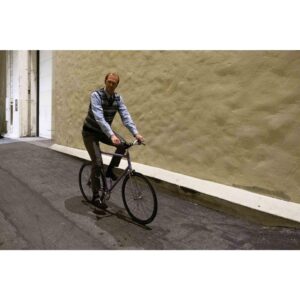 Timothy Simons Instagram - I bought this bike in Baltimore during the first season and it survived the move to Paramount. I painted it lavender so people would know it was mine. During one of the last days I made the set photographer @colleenehayesimages take glamour shots so it could always be remembered. #24yearslater #oldjonah