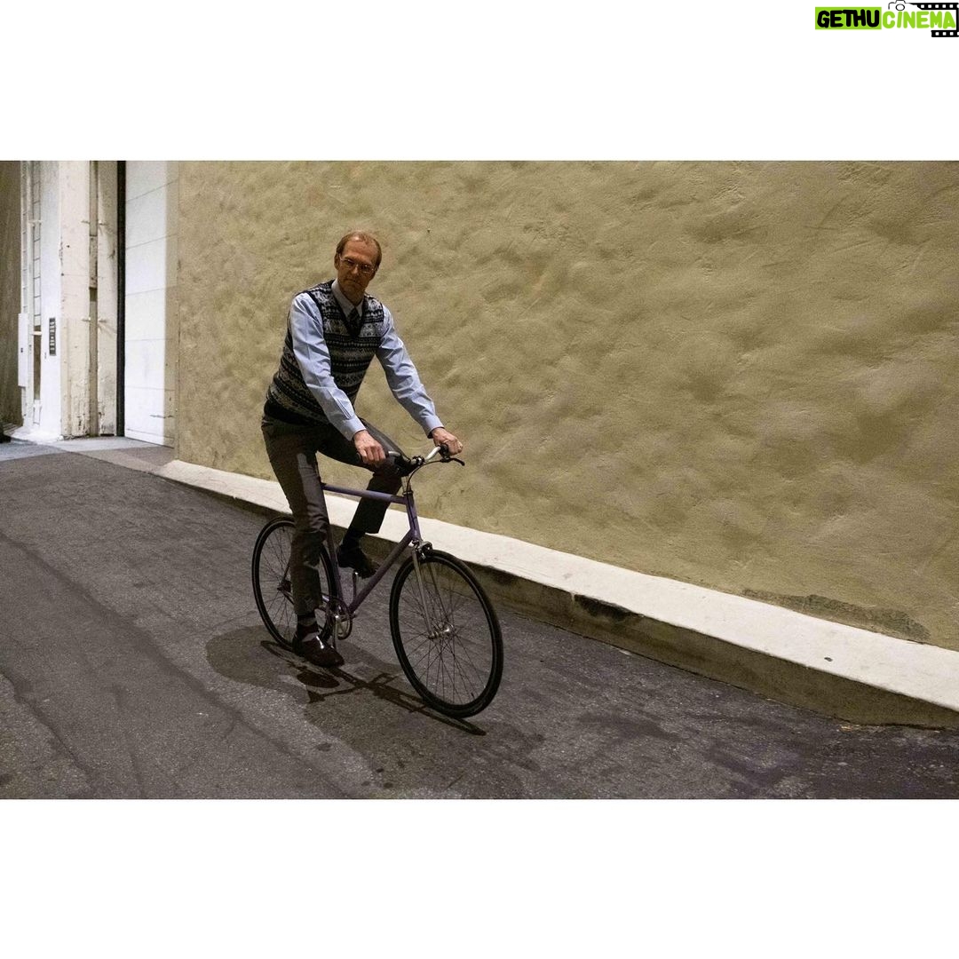 Timothy Simons - 3.4K Likes - I bought this bike in Baltimore during the first season and it survived the move to Paramount. I painted it lavender so people would know it was mine. During one of the last days I made the set photographer @colleenehayesimages take glamour shots so it could always be remembered. #24yearslater #oldjonah