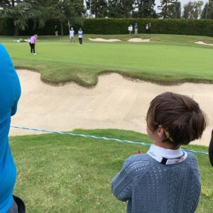 Timothy Simons Instagram - Hopper complained that she couldn’t play in the sand pits but also had a great time.  #LPGAgoesHOLLYWOOD