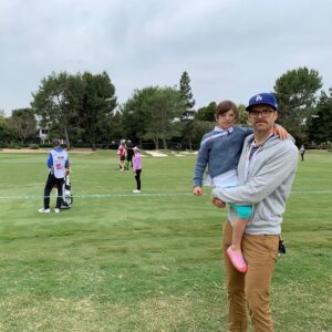 Timothy Simons Instagram - Hopper complained that she couldn’t play in the sand pits but also had a great time.  #LPGAgoesHOLLYWOOD
